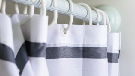 How to remove the curtain in the bathroom?