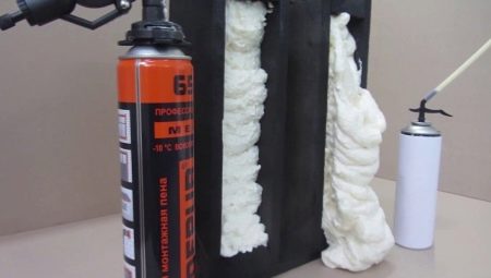 How can you wash the mounting foam?