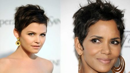 Choose a short haircut for an oval face