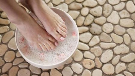How to make foot baths with soda?