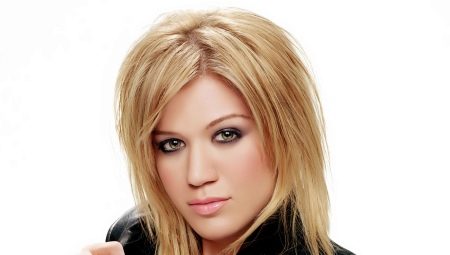 Features hairstyle cascade for round face