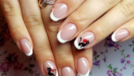 Cat manicure design ideas.