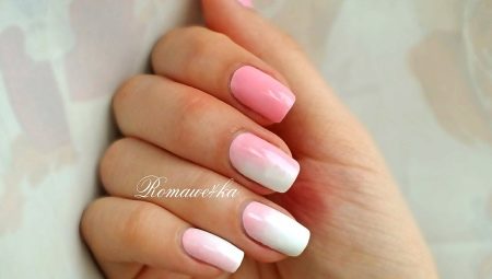 Ideas for creating a pink gradient manicure