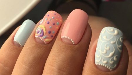 How to make volumetric nail design?