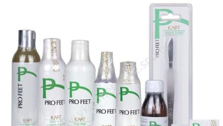 Kart cosmetics for pedicure