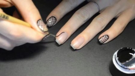 Manicure Veil - ideas and tips for design