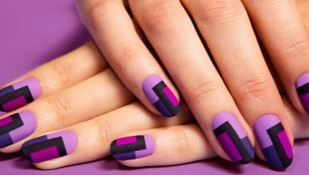 Matte manicure: design features and fashionable techniques