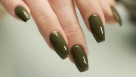 Fashion trends of khaki manicure