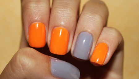 Orange manicure: stylish ideas and techniques