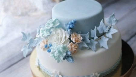 Wedding two-tier cake: original ideas and features of the choice