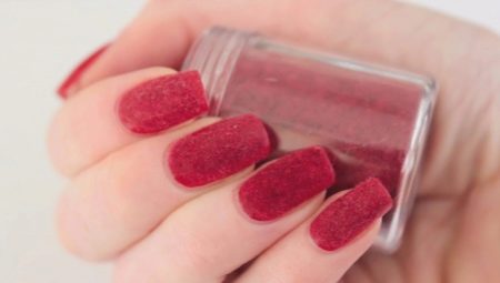 Velvet manicure: creation methods and design options