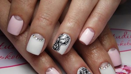 Design and creation of manicure for wide nails