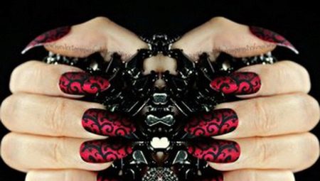 Gothic manicure design