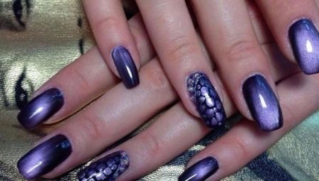 Cat eye nail design: features and options for manicure