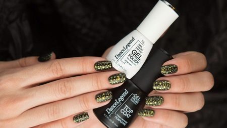 Karakteristika og farvepalet af Dance Legend gelpoleringer