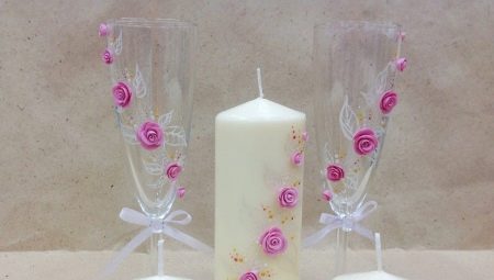 How to decorate candles for a wedding with your own hands?