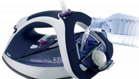 What water can be poured into the iron, and which can not?