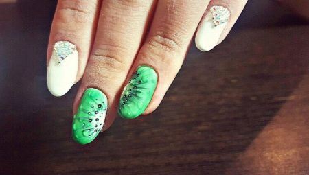 Kiwi manicure: fashion trends and bright design ideas