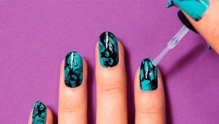 Esmalt de gel de marbre