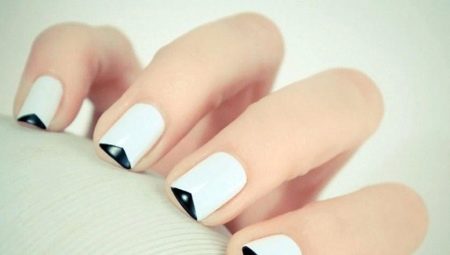 Caratteristiche della manicure francese in bianco e nero