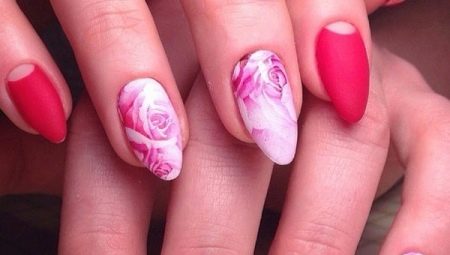 Roses on nails: design styles and fashion trends