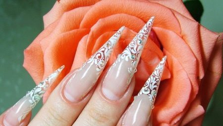 Stylish design of nails in the shape of peaks and the technique of their creation
