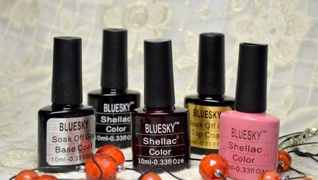 Shellac color palette for manicure