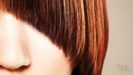 How to cut a slanting bang?