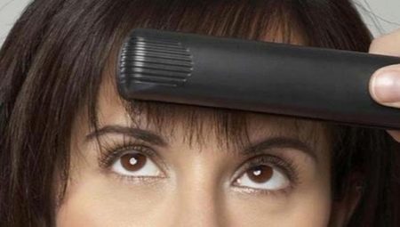 How to straighten a bang?