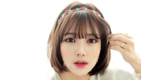 Korean bangs: features and performance technique
