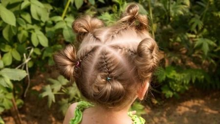 Hairstyles for girls 2-3 years old for short hair