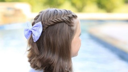 Choosing hairstyles for a school girl with short hair