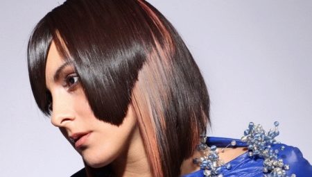 Asymmetric haircuts for medium hair