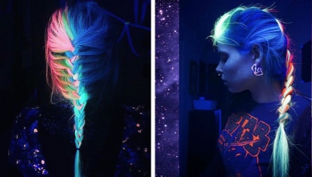Neon hair dye: pros and cons, rules for use