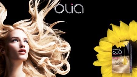 Features of hair dye Garnier Olia