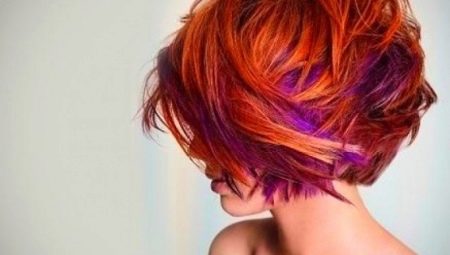 Features of dyeing short hair