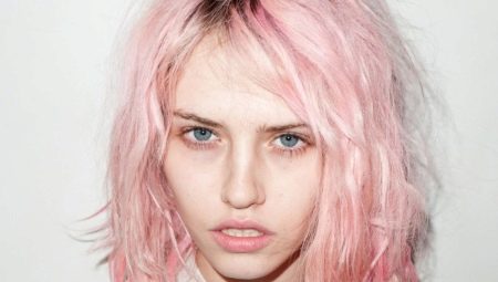 Pink hair dyes: types and subtleties of coloring