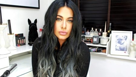 Shatush na černé vlasy: funkce a výběr odstínu