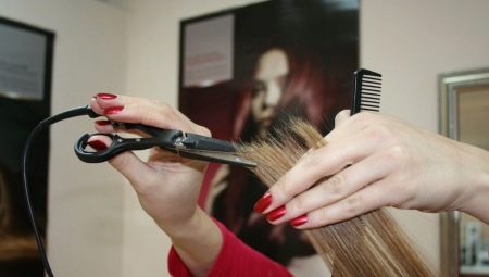 Hot scissors at home