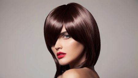 Elongated bob with bangs: features and types