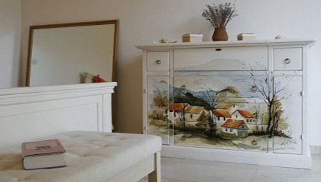 Do-it-yourself chest decoupage