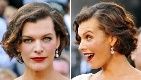 Light hairstyles for short hair