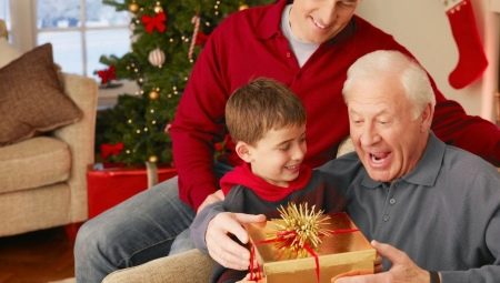 Suitable gifts for grandfather on New Year