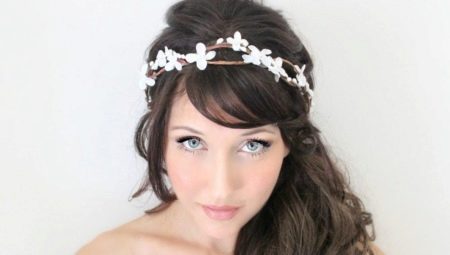 Beautiful hairstyles and styling on long flowing hair