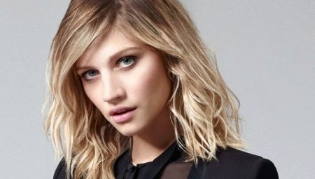 Hairstyles for thin hair of medium length