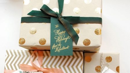 Tags for New Year's gifts: original ideas and tips for making