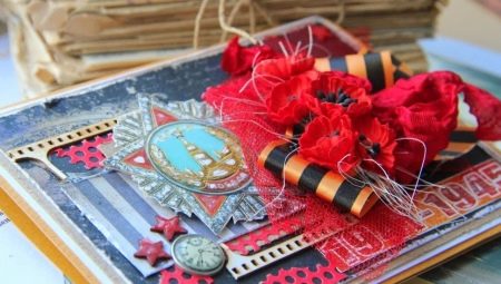 How to make a card for February 23 using scrapbooking technique?