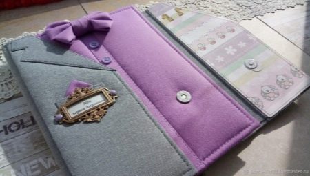 How to make a folder for documents using scrapbooking technique?