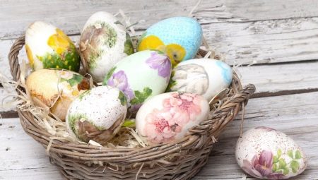 Decoupage Easter Eggs