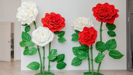 Dyrkning af blomster fra foamiran